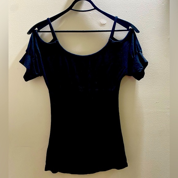 G by Guess Black Cold Shoulder XS - Picture 2 of 5